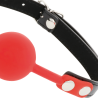 Darkness - Bâillon En Silicone Rouge